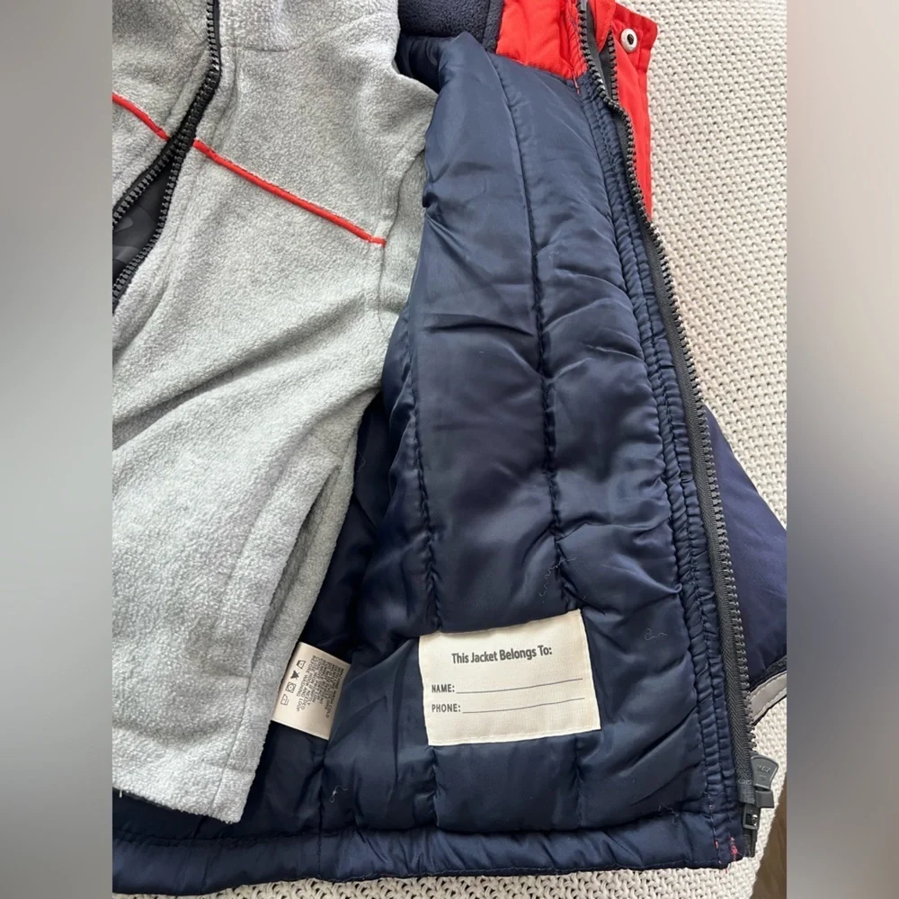 OshKosh B'gosh Vibrant orange and navy blue Jacket